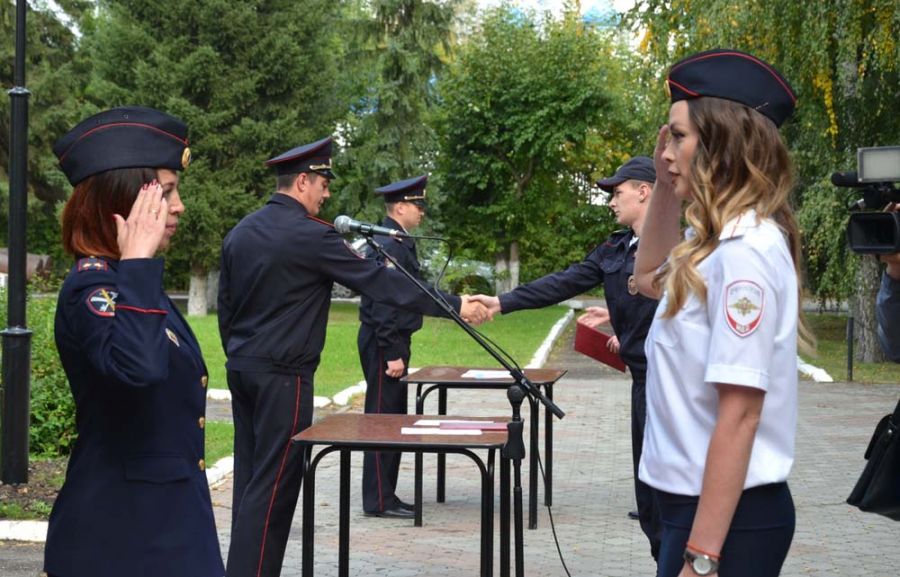 Молодые сотрудники полиции приняли присягу 18 сентября в Бийске 