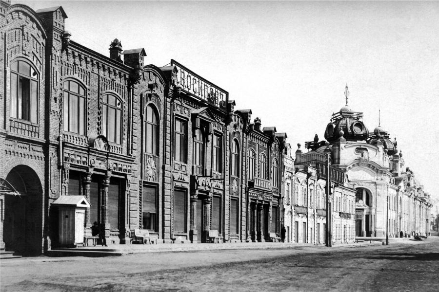 Исторический вид старого центра Бийска.
