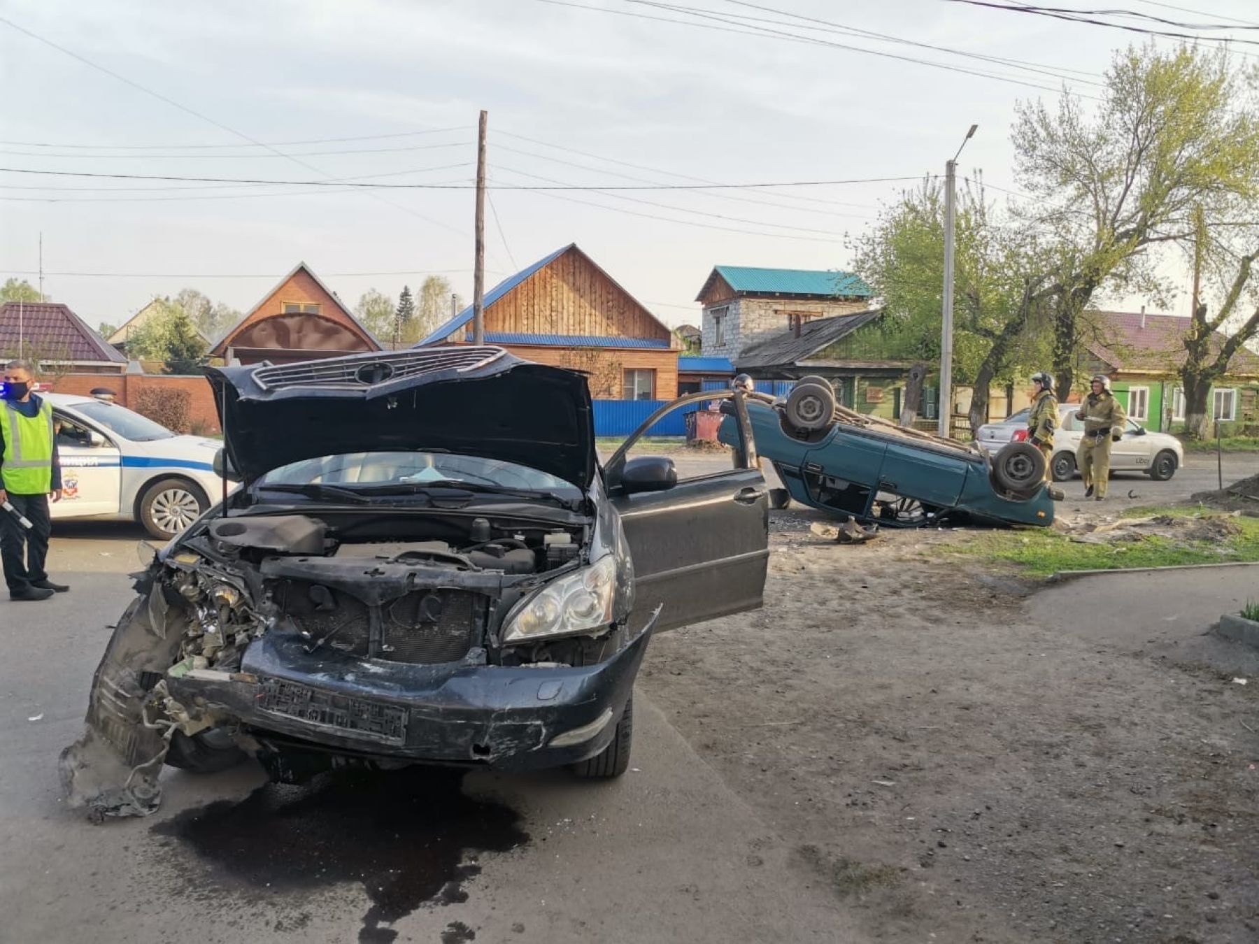 В Бийске в Заречье произошло серьезное ДТП