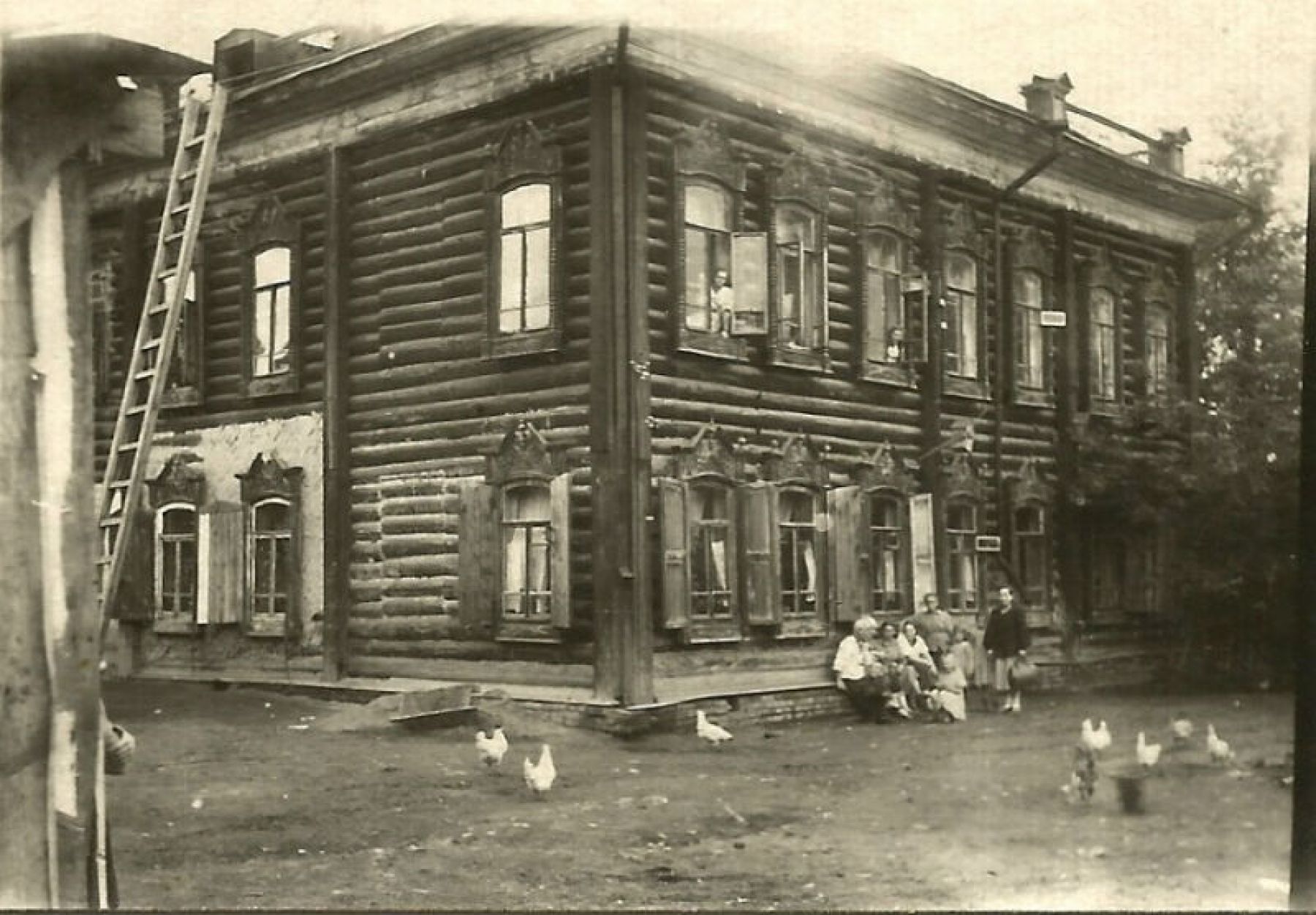 Дом на Озерной в 50-е годы 