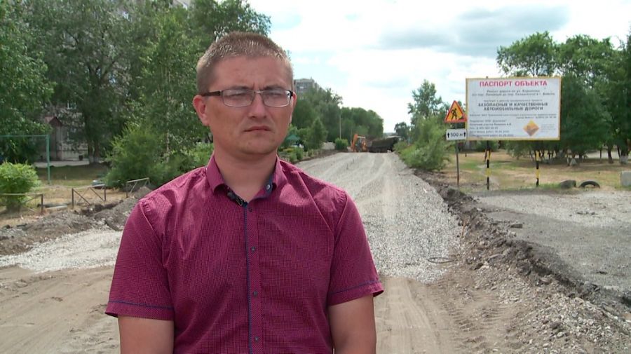 Жители улицы Короленко опасаются, что после ремонта дороги их дома подтопит