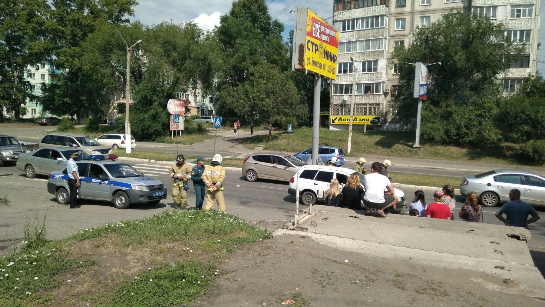 В Бийске на Зеленом Клине таксист сбил пешехода 