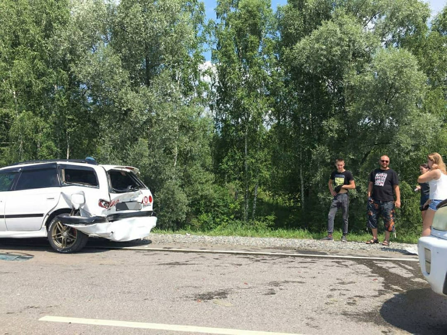 Многокилометровая пробка из-за ДТП образовалась у села Сростки на Чуйском тракте