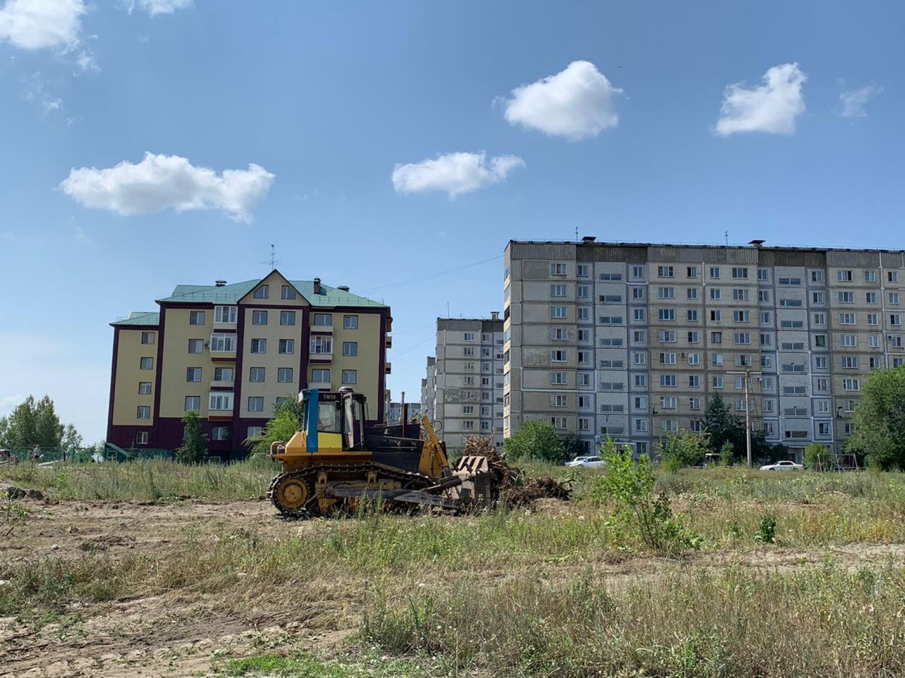 Дождались: на Зеленом Клине приступили к обустройству нового парка