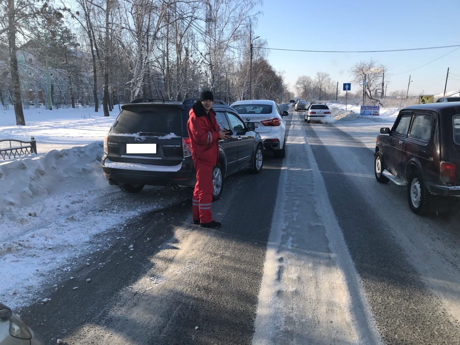 Странное совпадение: в Бийске на одной улице произошло сразу три ДТП