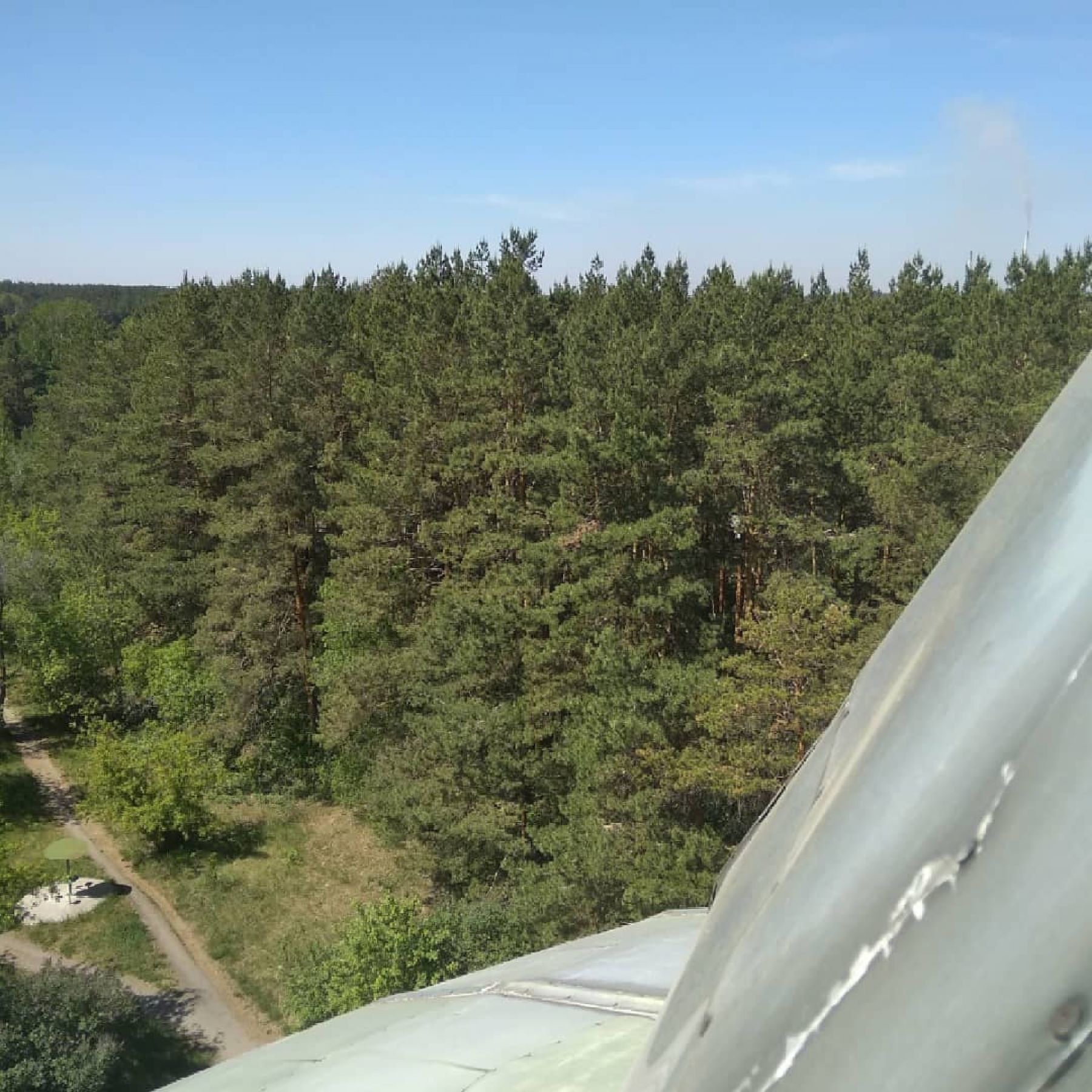 Редкий кадр: вид с крыши Бийского планетария