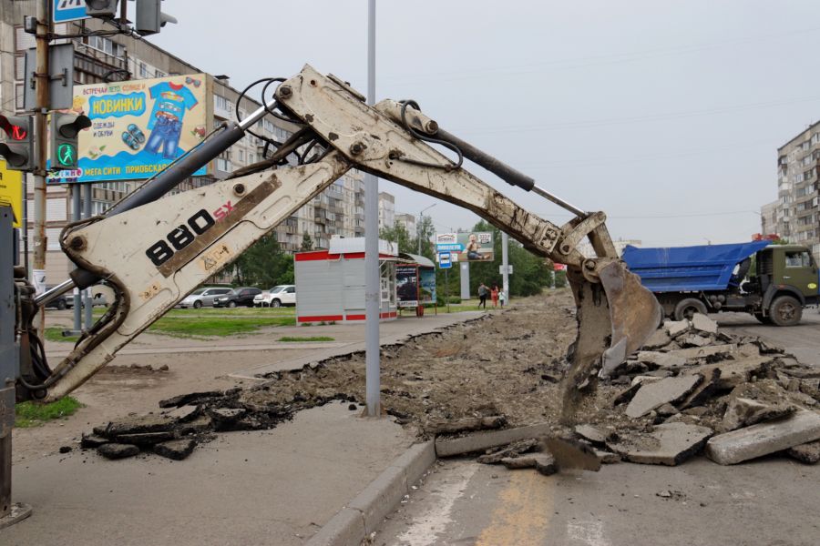 После ремонта дороги на Зеленом Клине в Бийске выделят полосу для автобусов