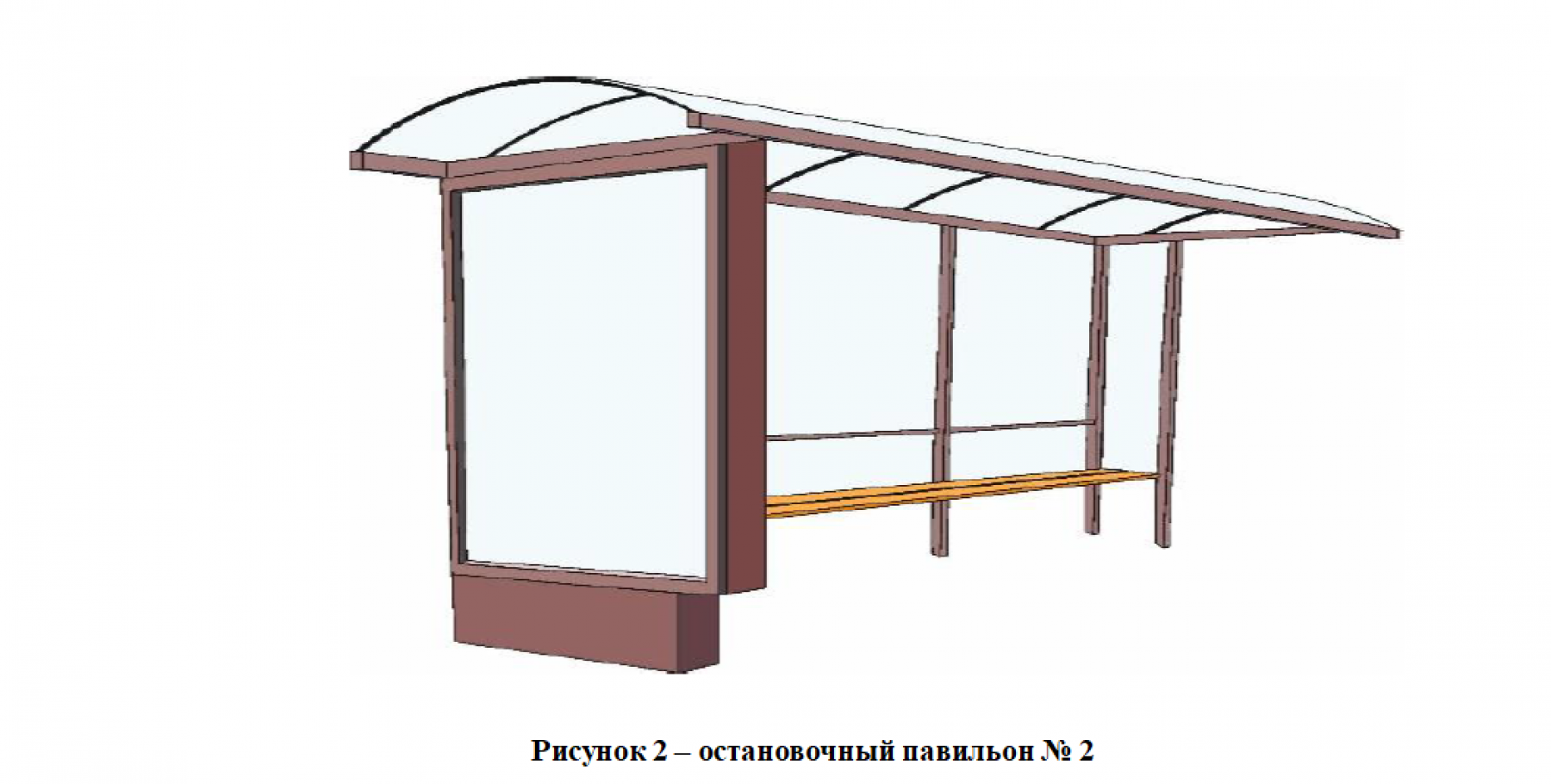 Макеты остановочных павильонов