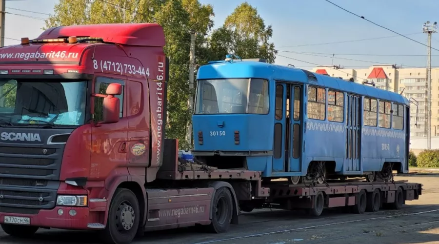 Московские трамваи в Барнауле