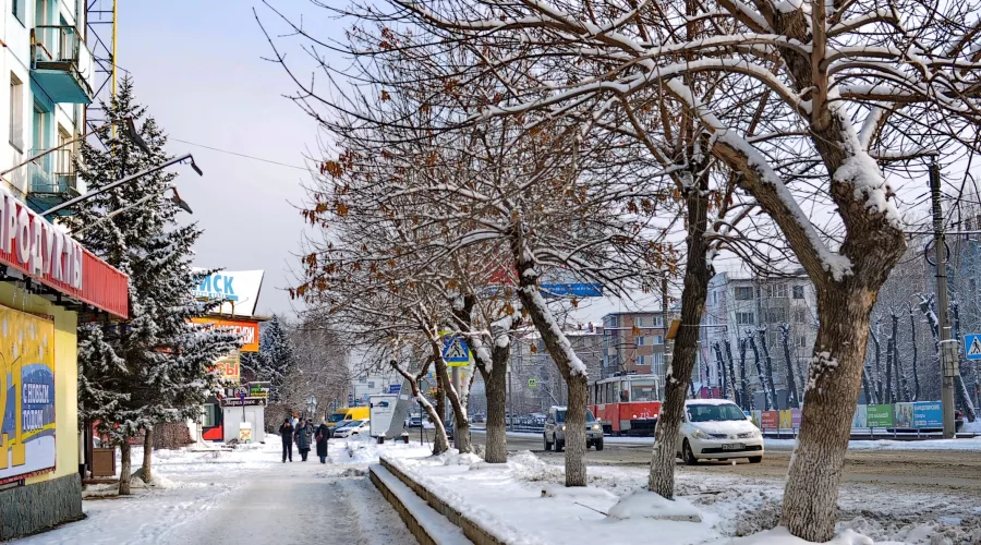 Улица Васильева. Зима