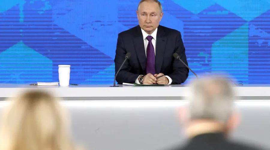 Пресс-конференция Владимира Путина 23 декабря 2021 года 
