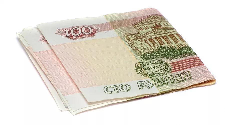 100 рублей, деньги