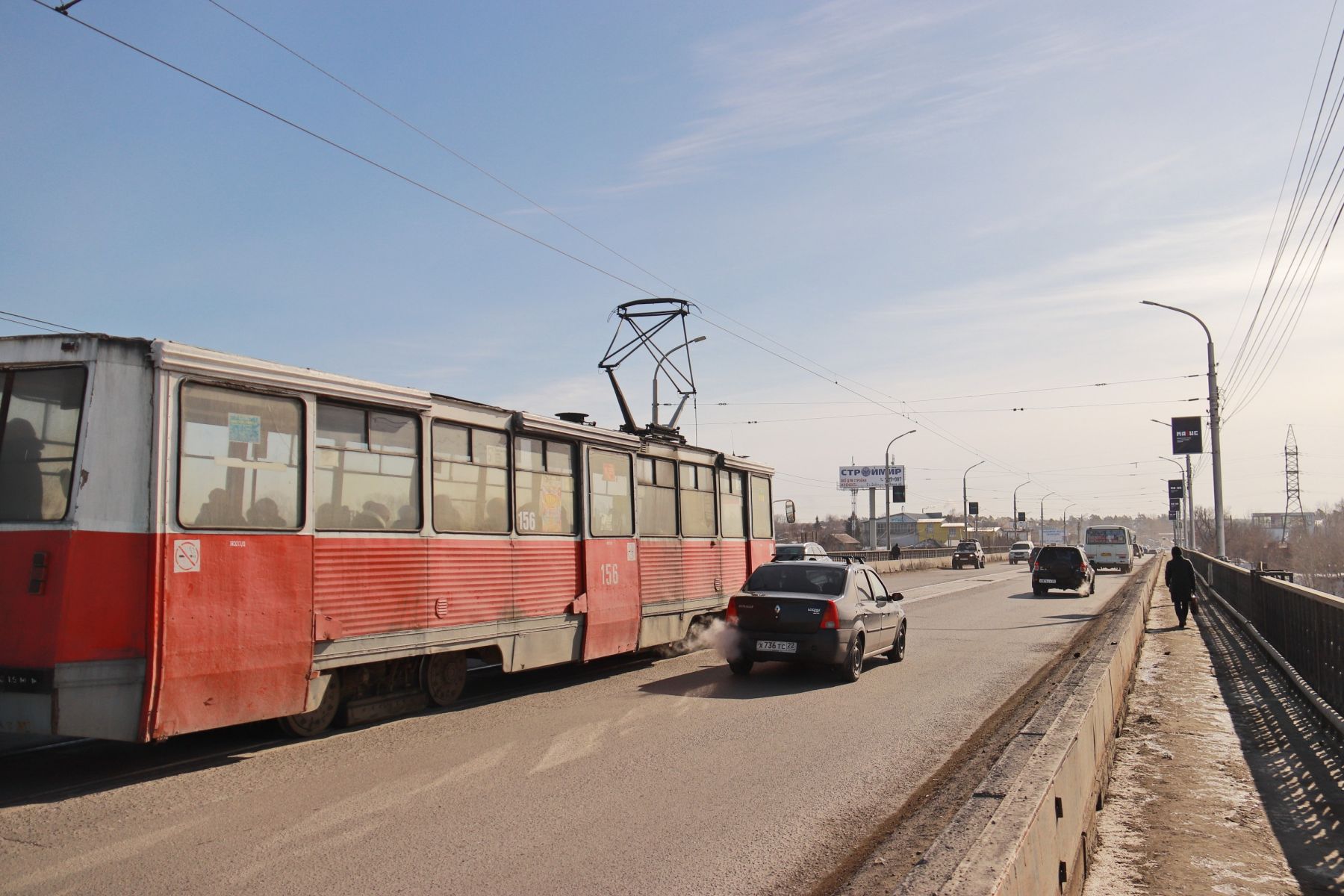 Коммунальный мост в Бийске