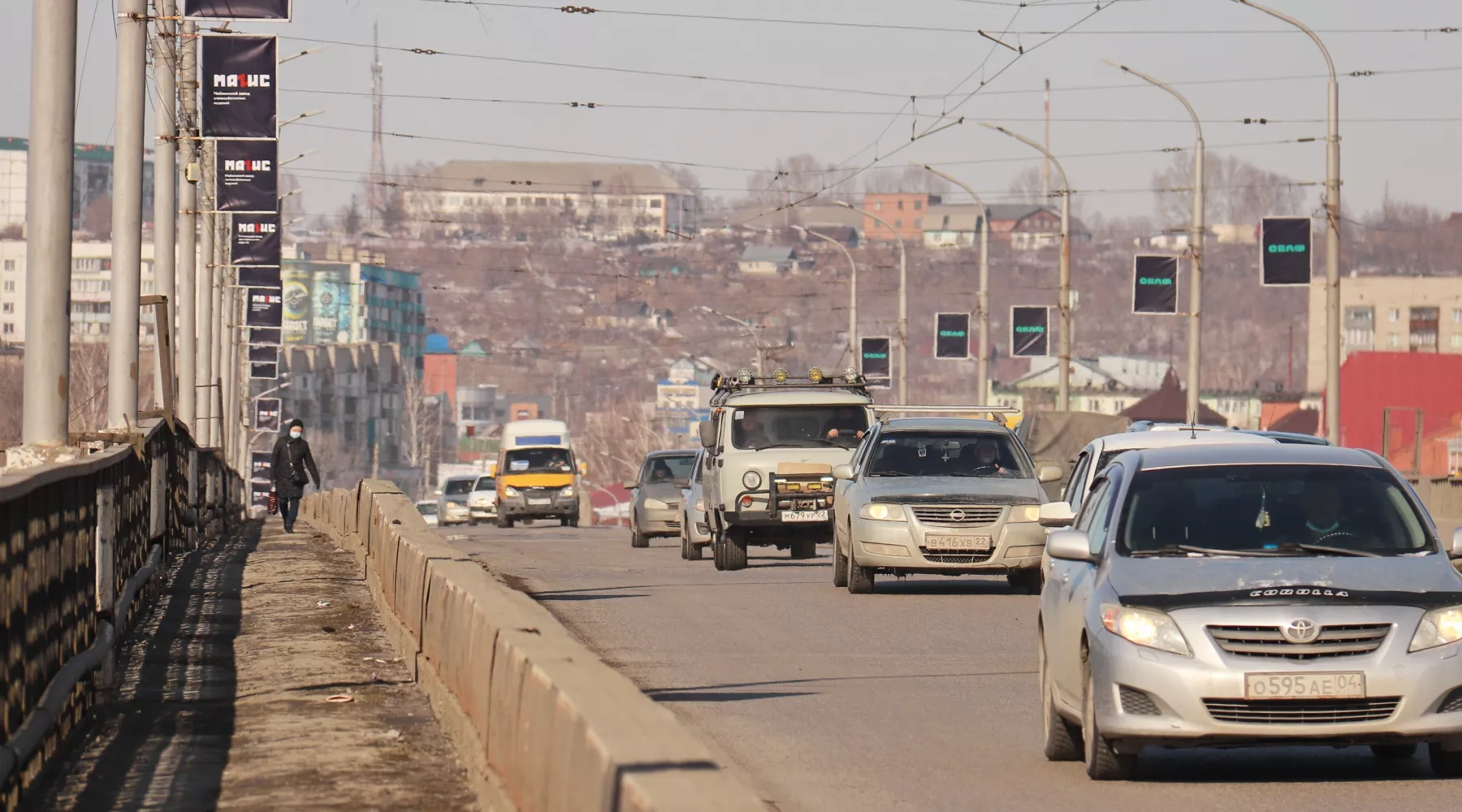 Коммунальный мост в Бийске