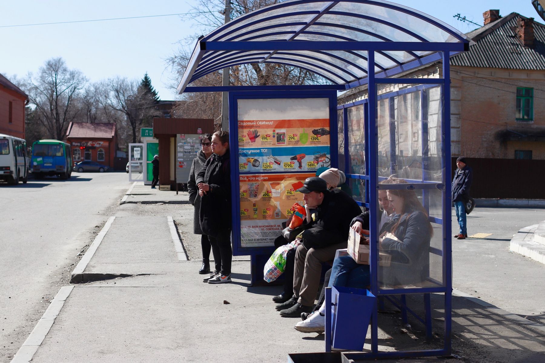 Остановка на Вокзале в Бийске