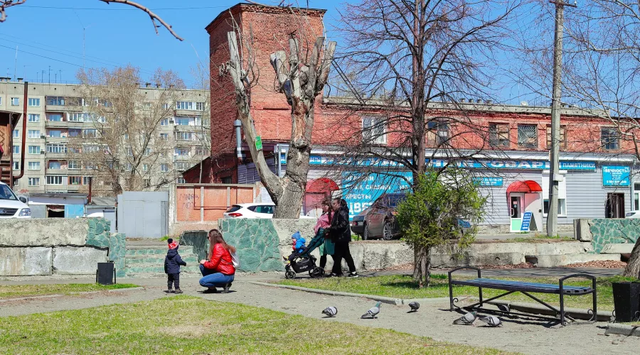 Люди, город, сквер Ленинградский, ребенок, дети, парк