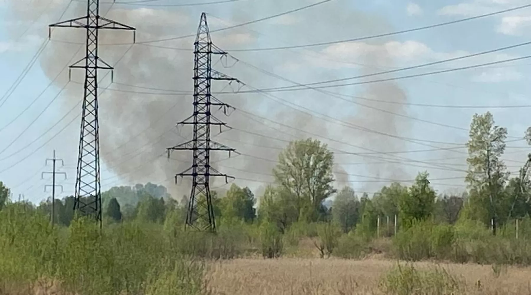 Пожар в промзоне Бийска