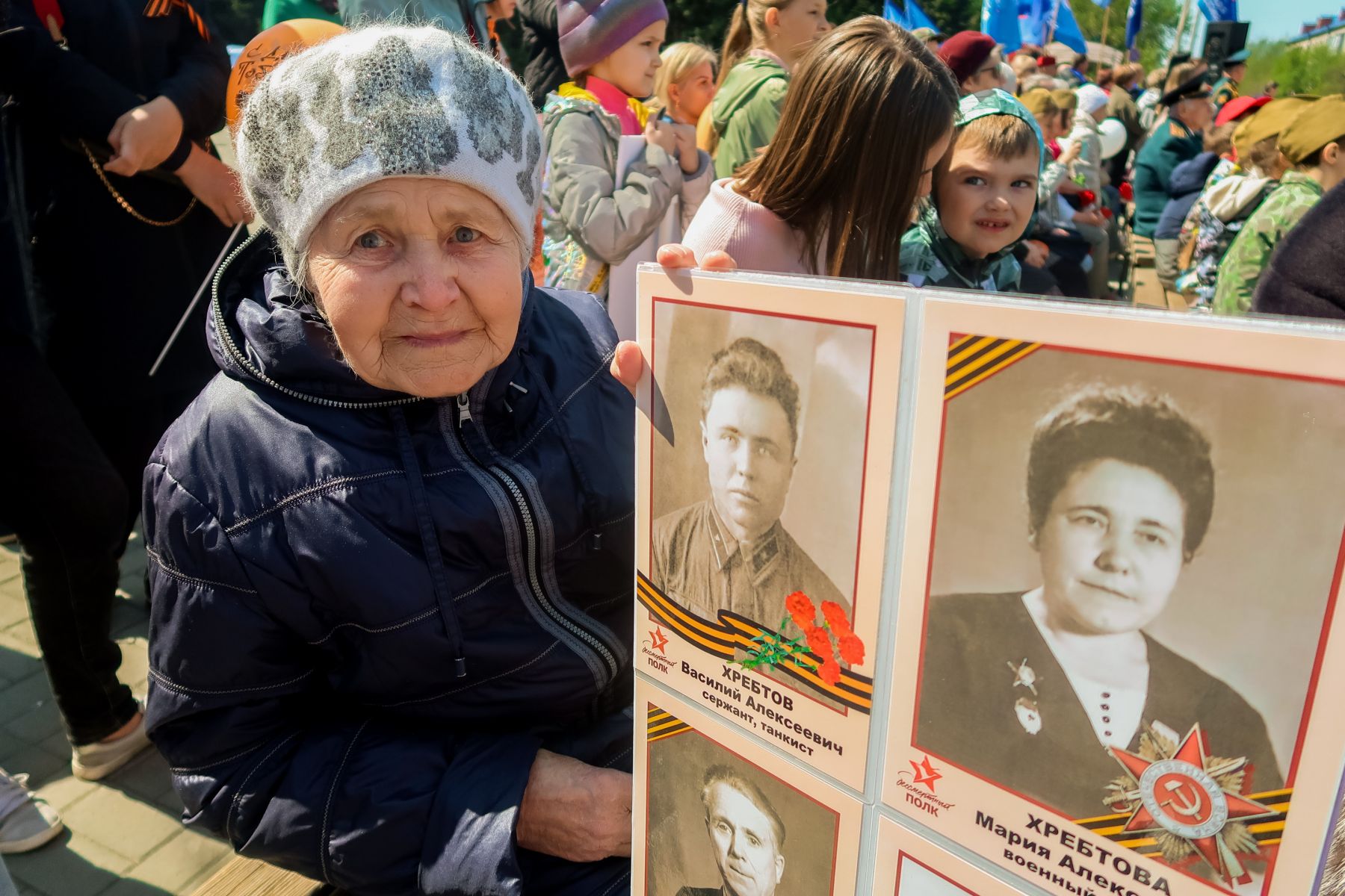 "Бессмертный полк" в Бийске, 2022г.