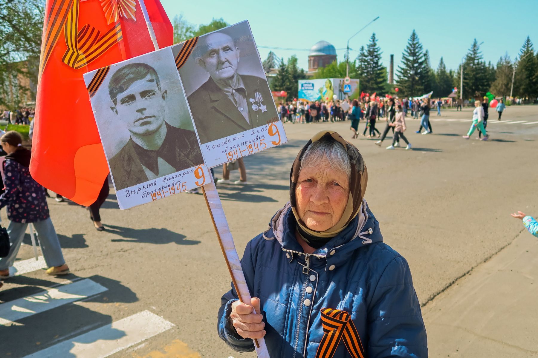 "Бессмертный полк" в Бийске, 2022г.