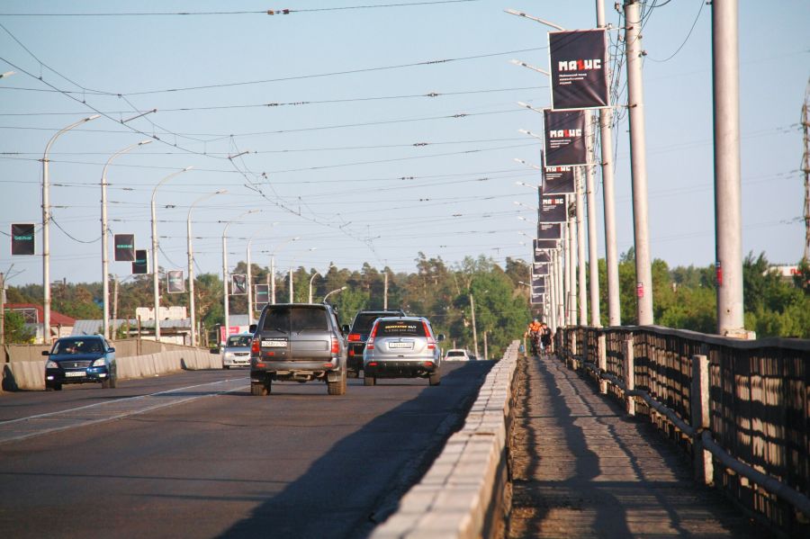 Коммунальный мост в Бийске