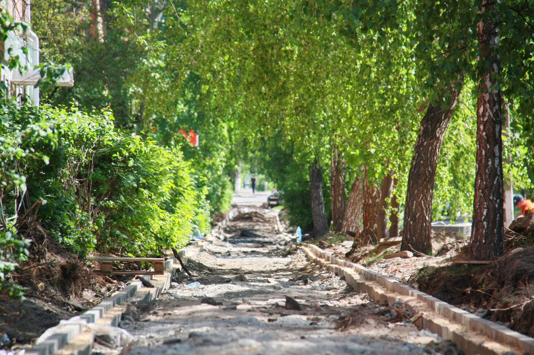 Ремонт ул. Ленинградской в Бийске