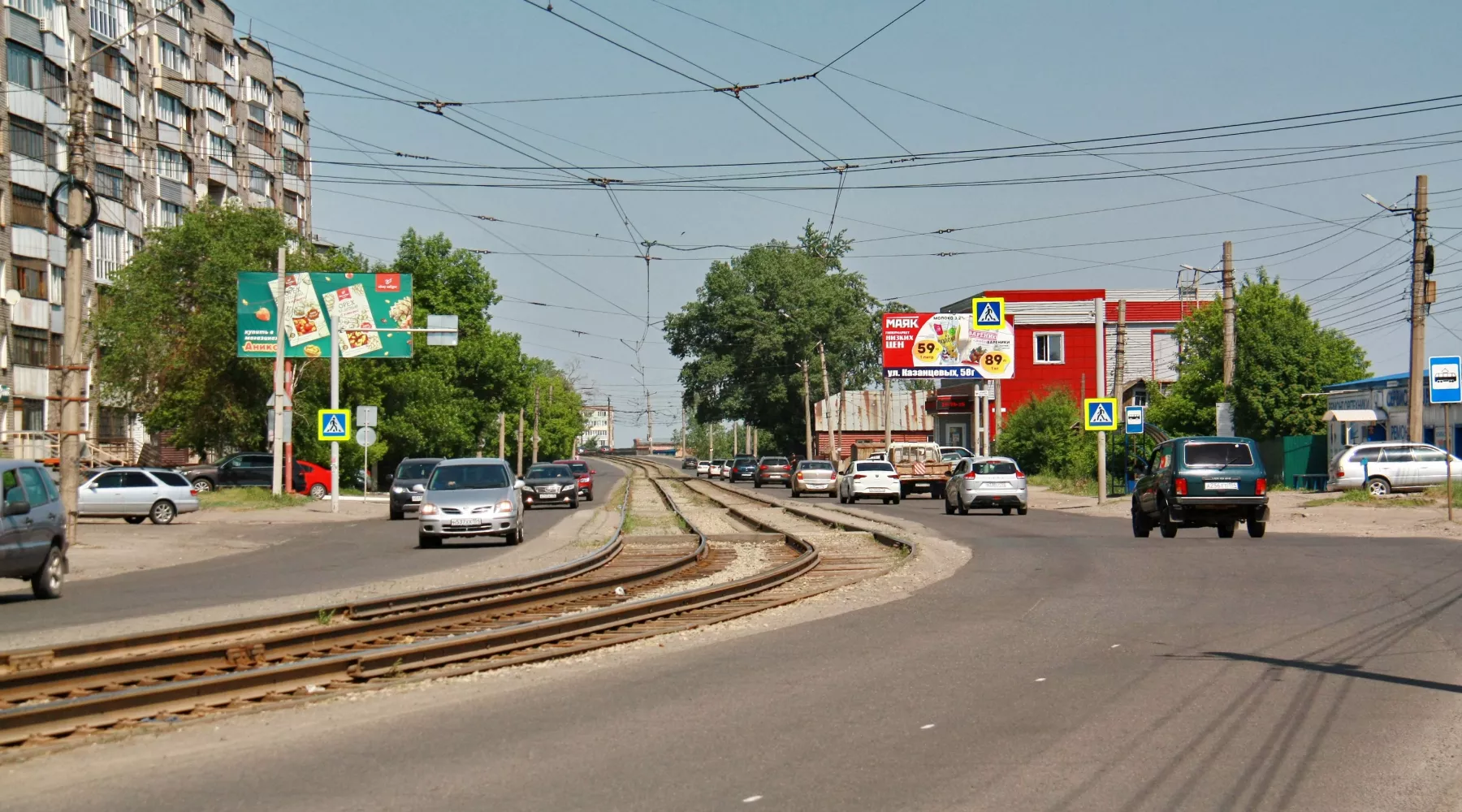 Перекрёсток, ул.Мерлина ул.Красноармейская