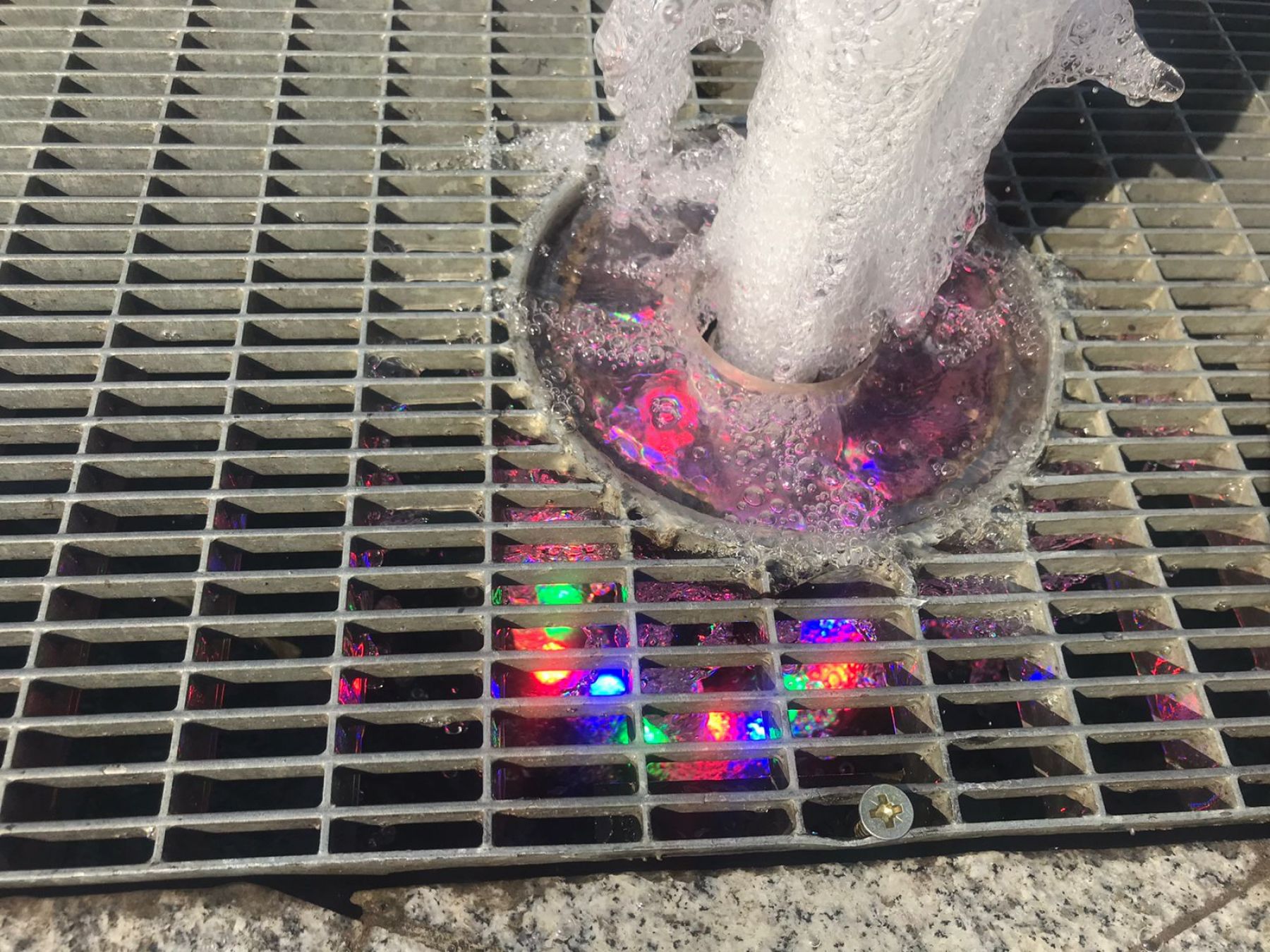 Пешеходный фонтан на АБ