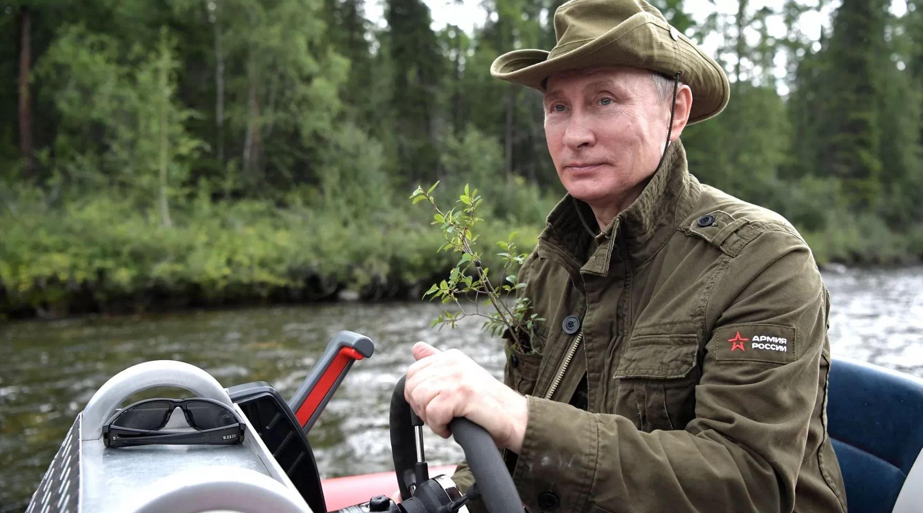 Президент Путин на отдыхе