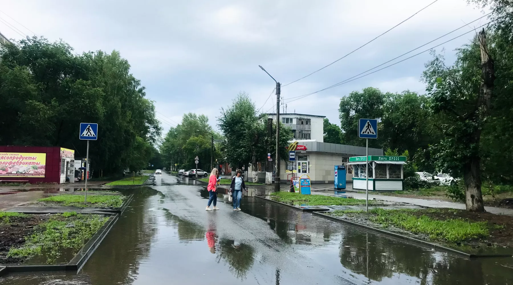 &quot;Зебру&quot; на АБ затапливает даже небольшим дождем