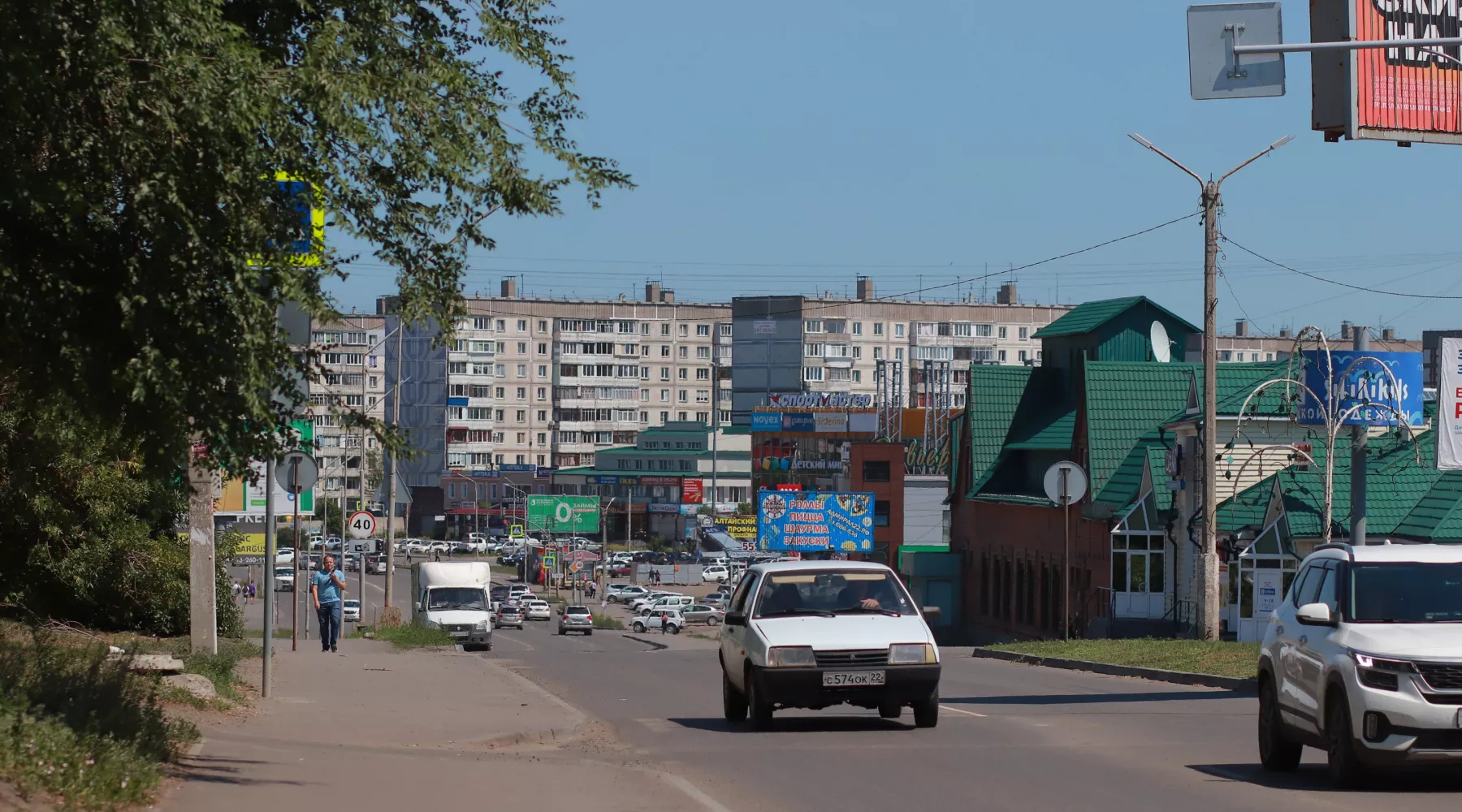 Бийск. Дороги. Посадки.