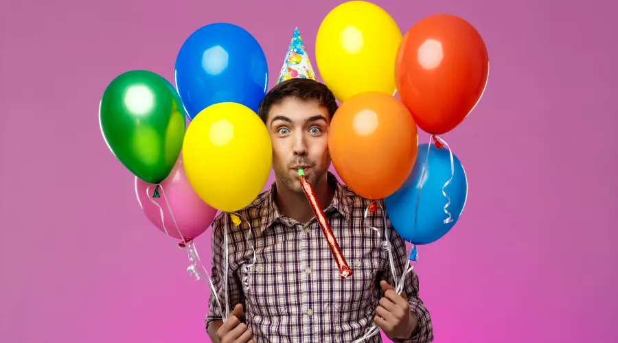 День рождения. Воздушные шары. Праздник