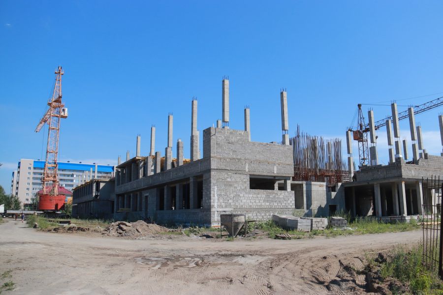 Строительство школы на АБ в Бийске