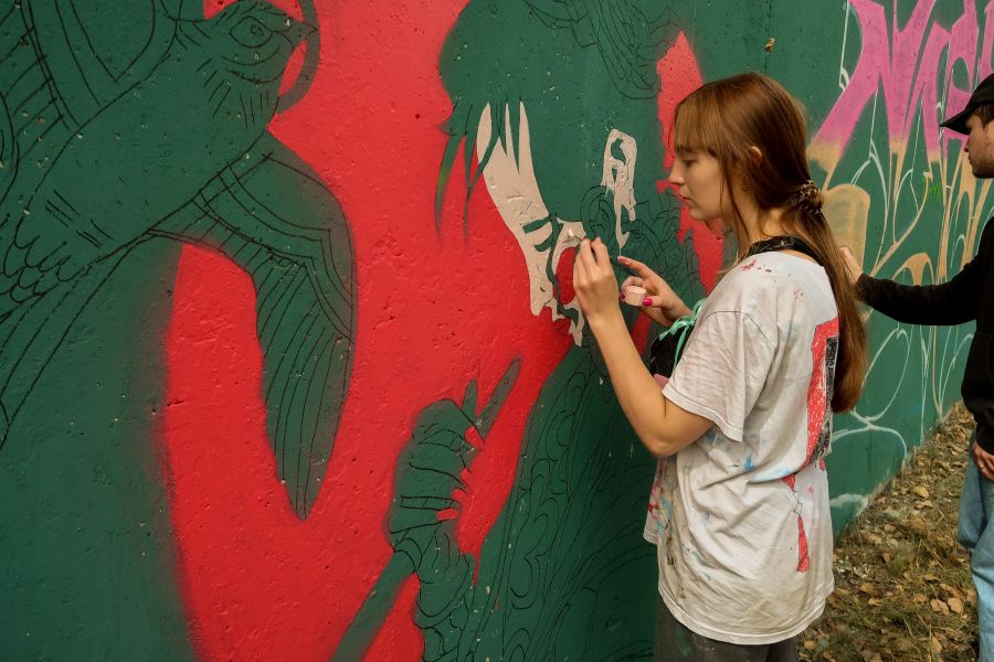 Граффити-фестиваль "Пионер Фест" в Бийске