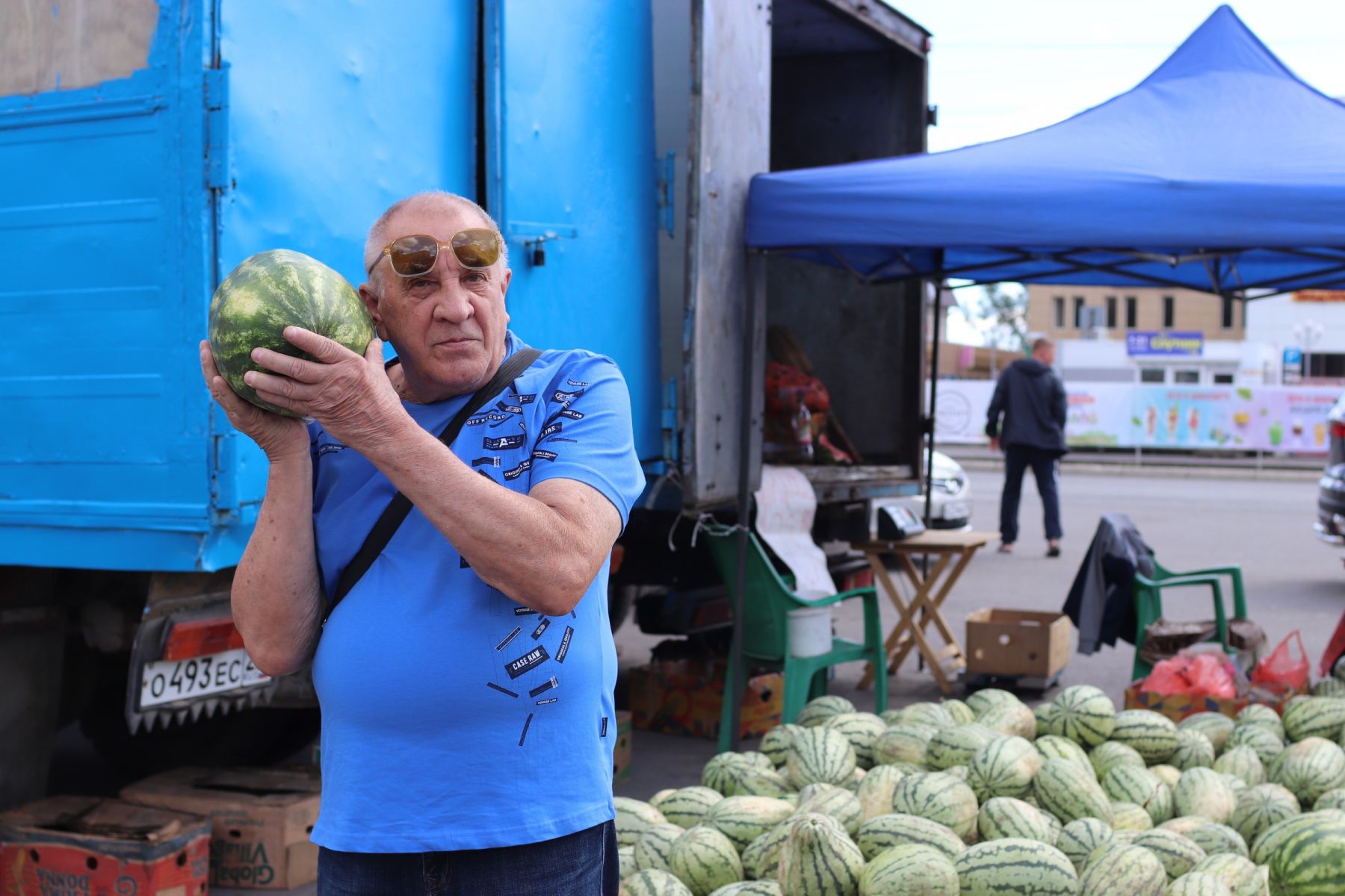 Рынок. Лето. Овощи. Фрукты. Грибы.