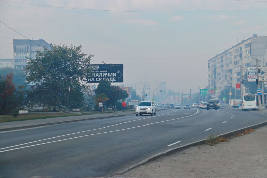 Перекресток улиц Стахановская и Советская в Бийске