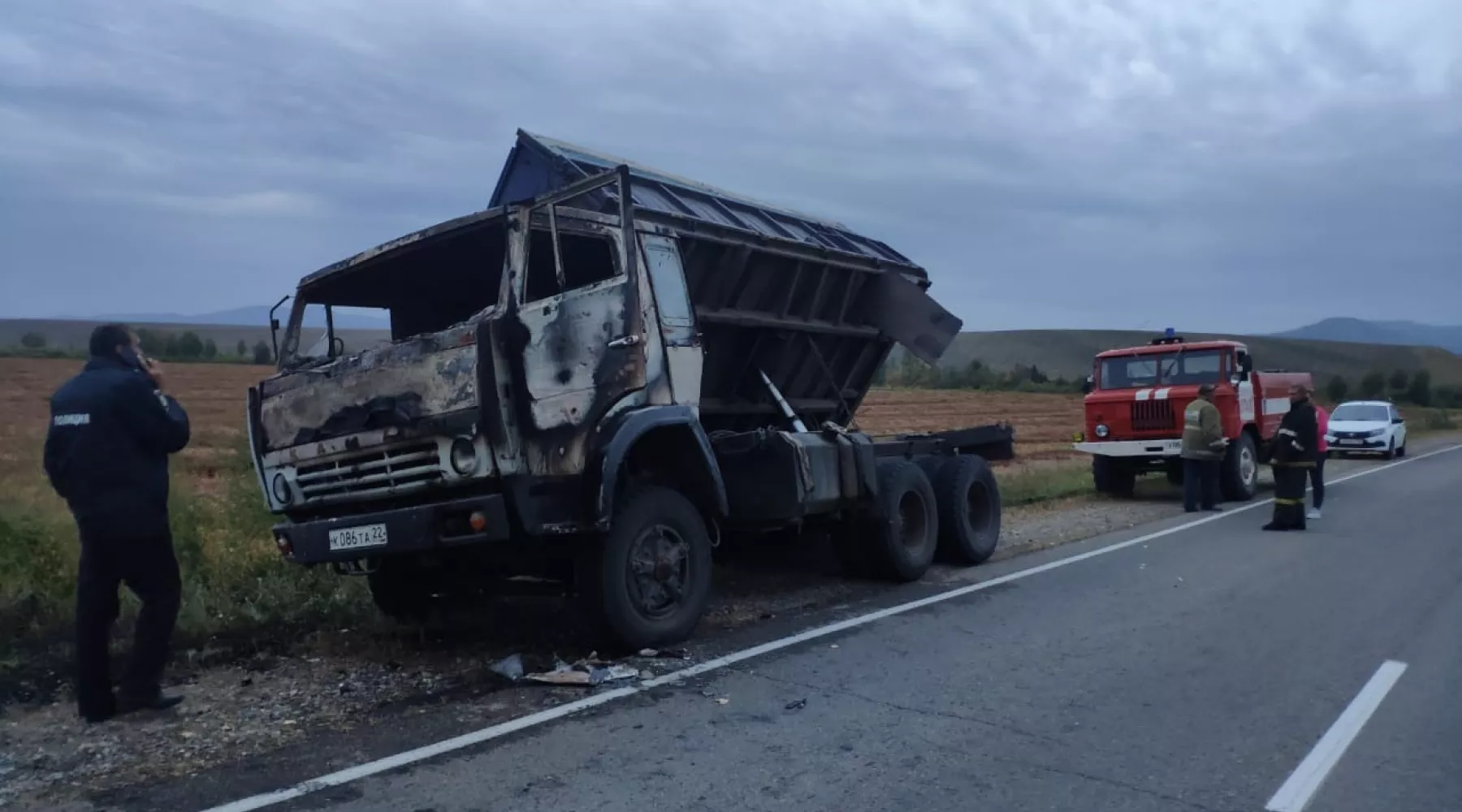 КАМАЗ с гречкой