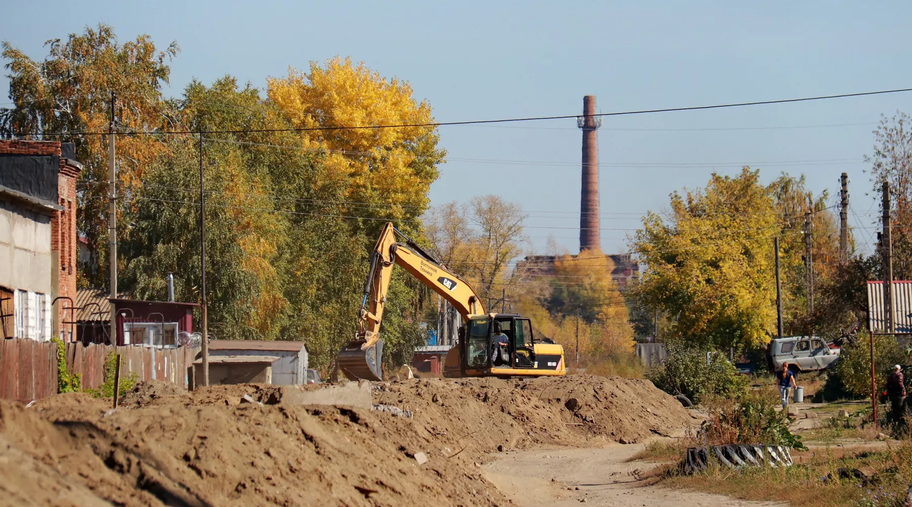 Работы СГК по ул. Матросова в Бийске