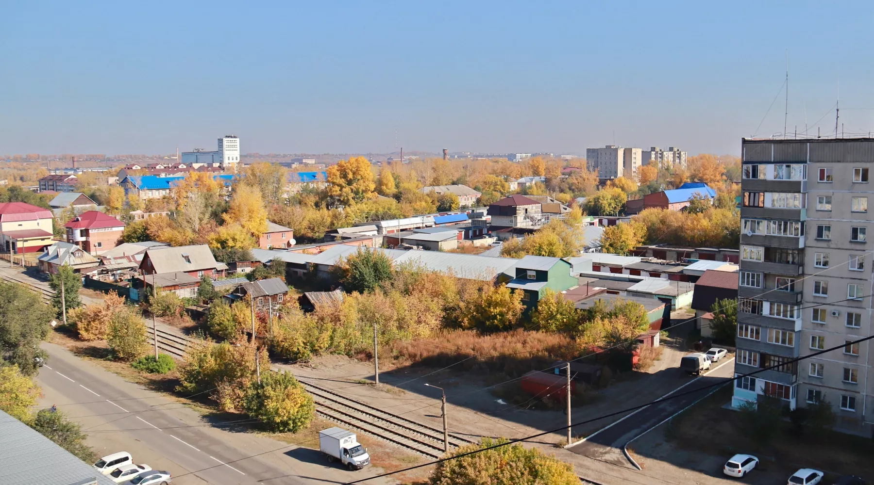 Вид сверху, Бийск, Коммунарский