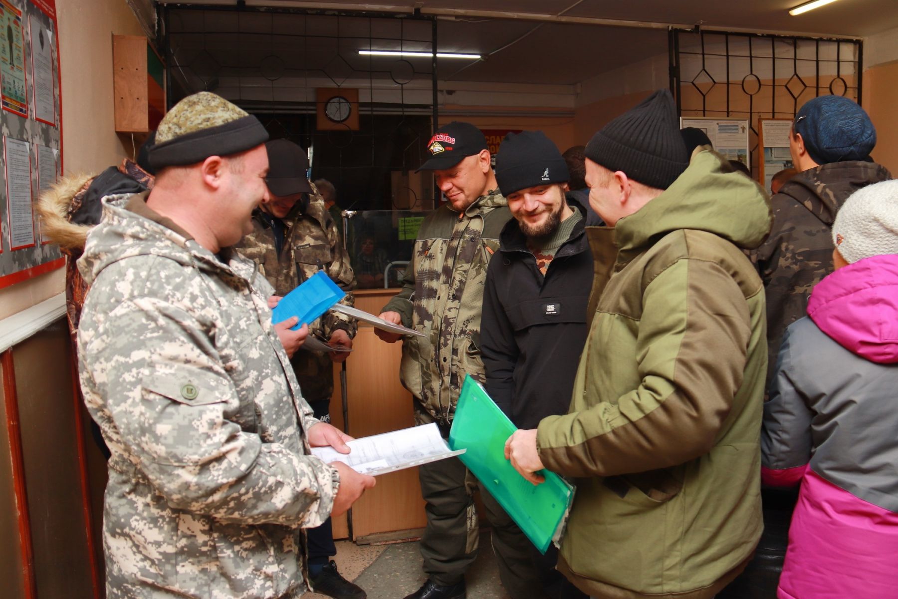 Проводы мобилизованных 26 октября