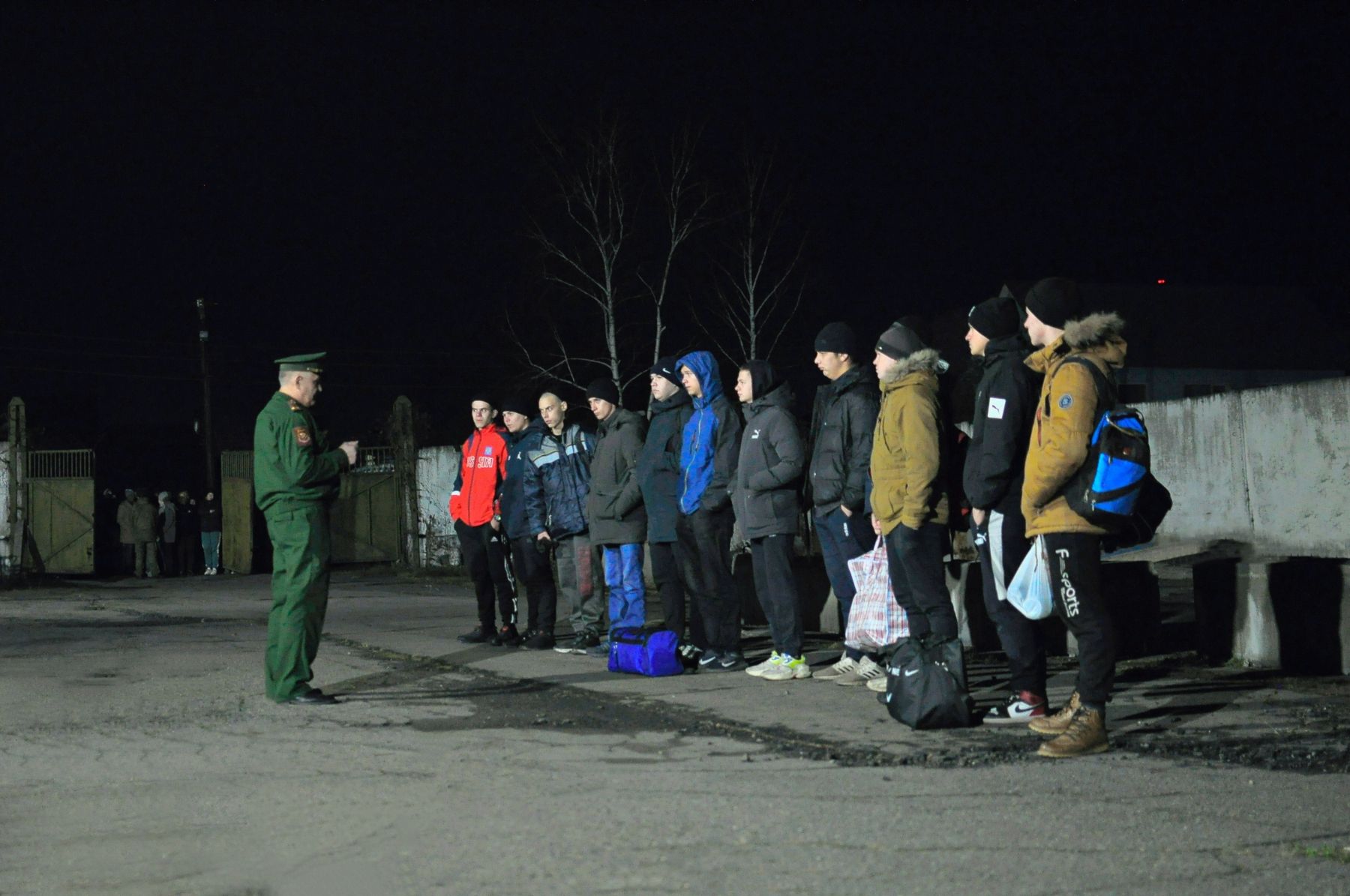 Проводы новобранцев в Бийске