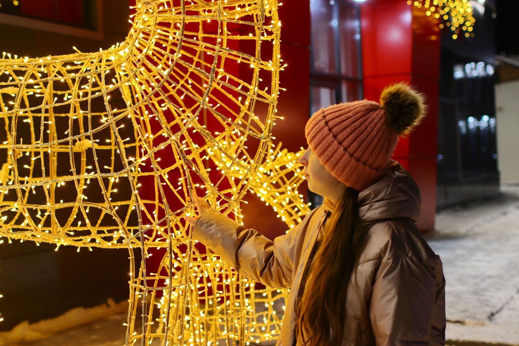 Новый год. Иллюминация. Украшение города к Новому году