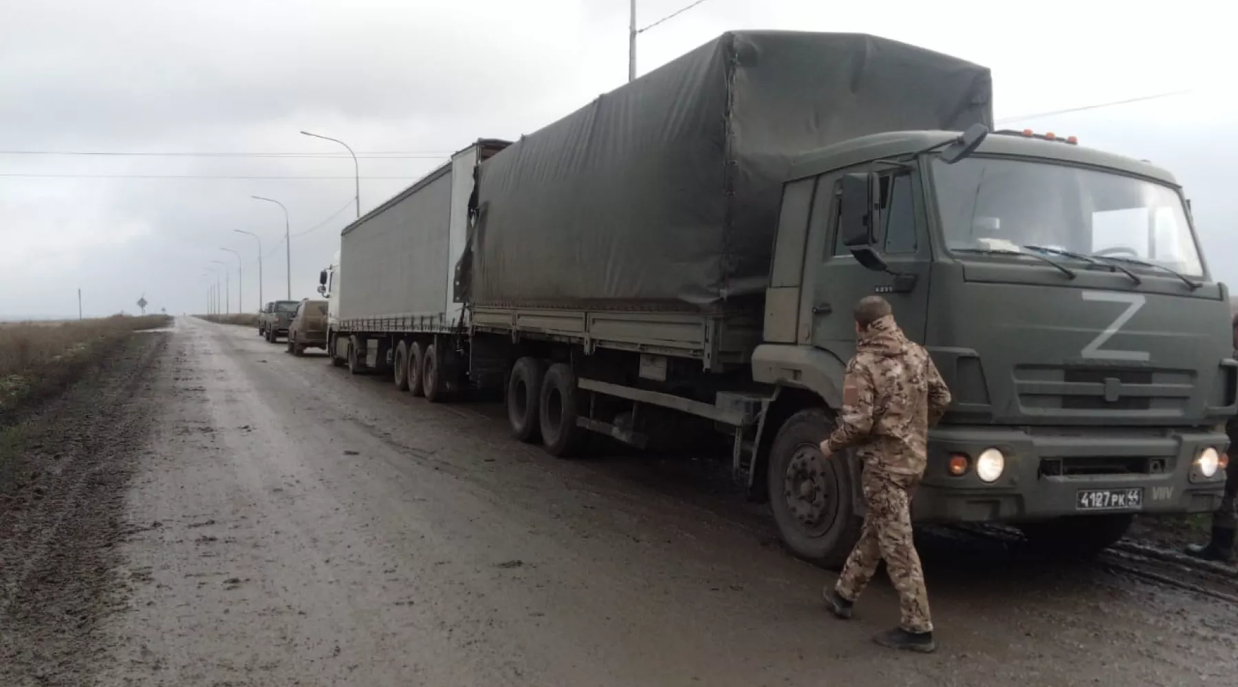 Доставка гуманитарного груза в зону СВО