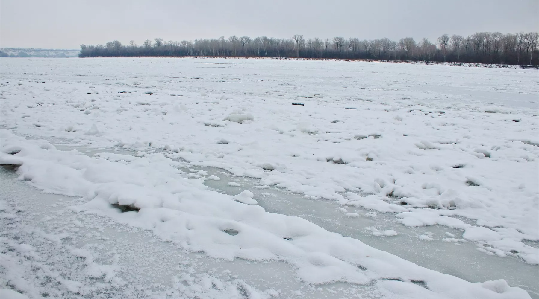 Лед на Бии, ноябрь