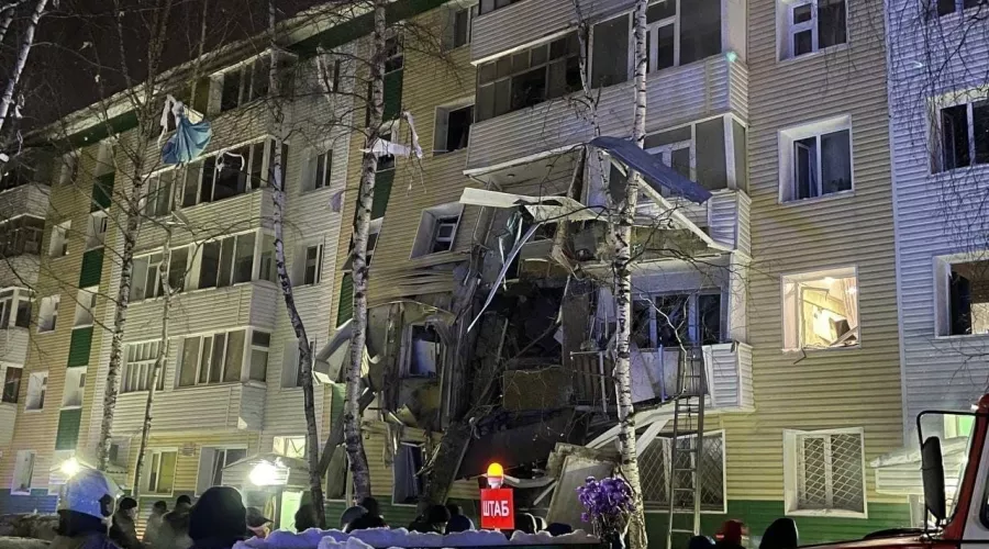 Взрыв дома в Нижневартовске