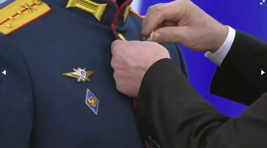 Награждение медалью Павла Семенко