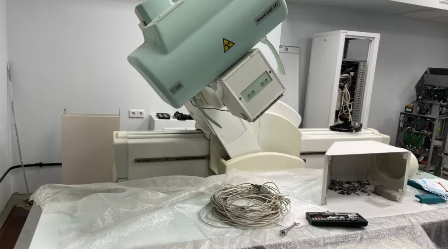 Установка нового рентген-аппарата 