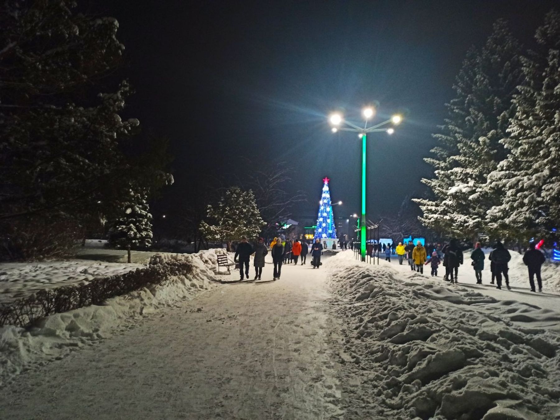 Новогодний городок на Петровском бульваре