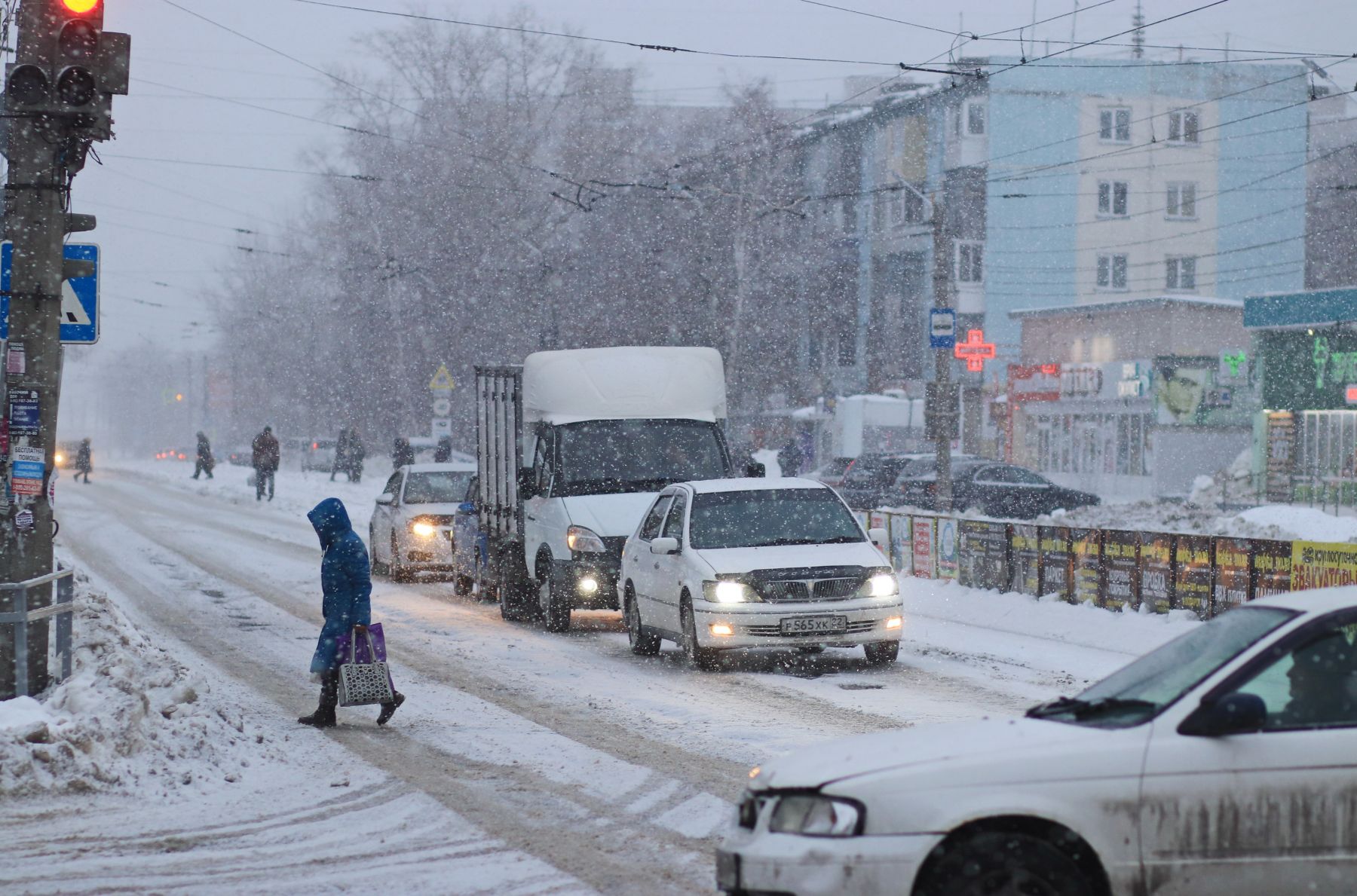 Дороги после метели.