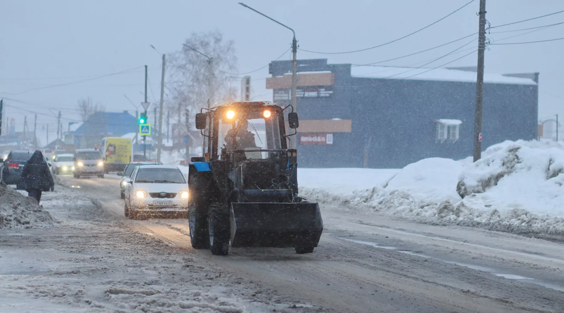Дороги после метели.