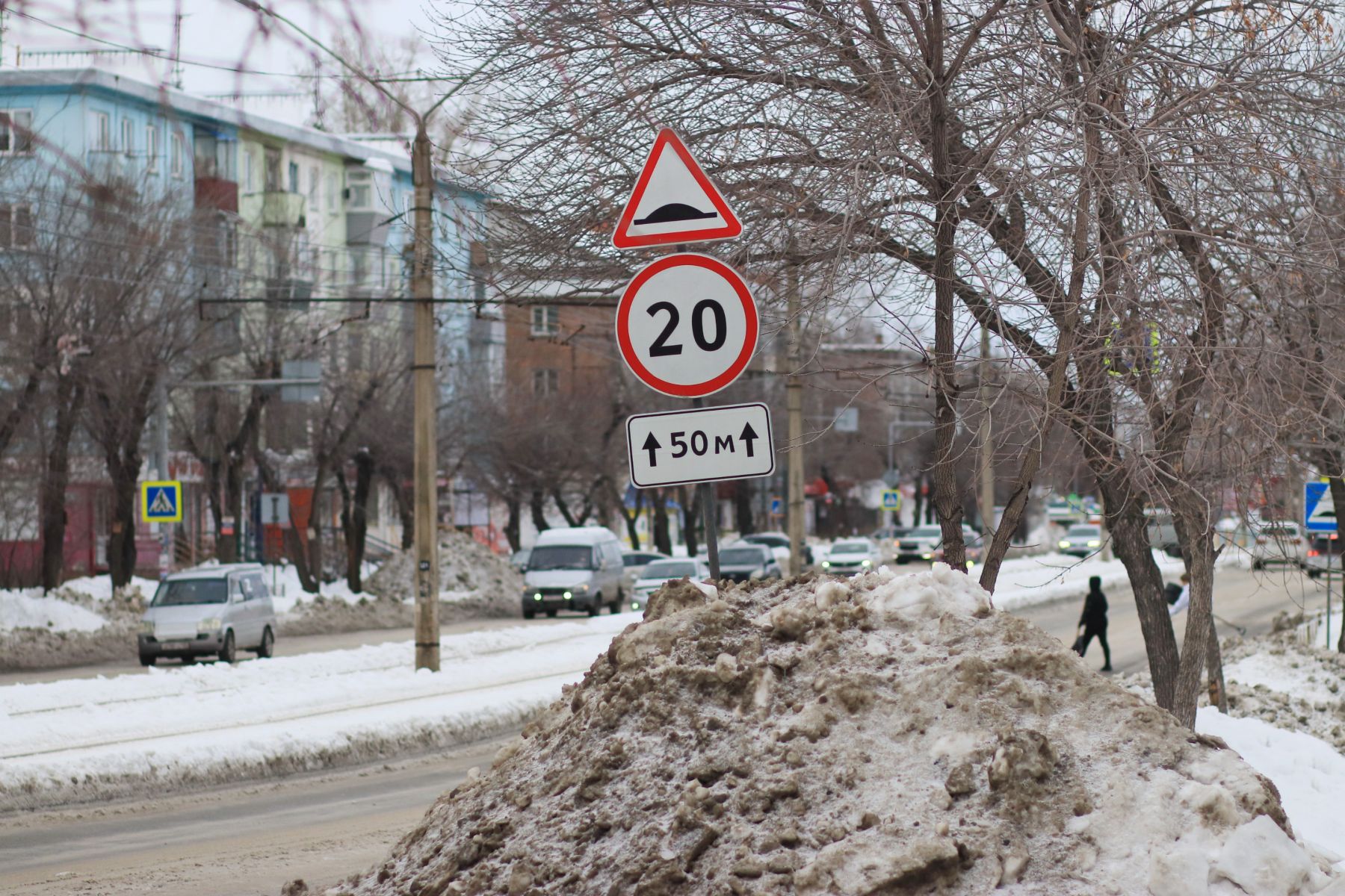 Дороги после метели.